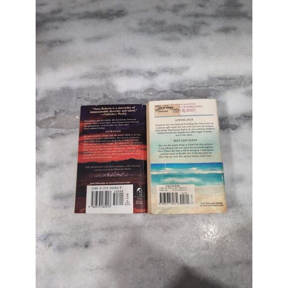 Nora Roberts Paperback Bundle: Entranced, Loving Jack & Best Laid Plans - Picture 3 of 9